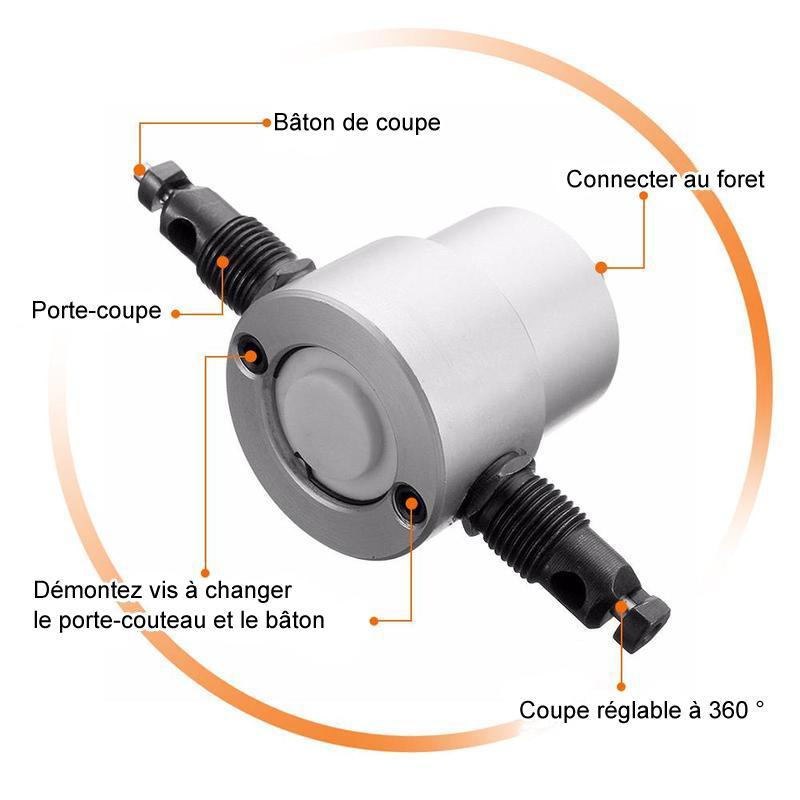 Twin-Head Sheet Metal Nibbler — Precision Cutting Tool