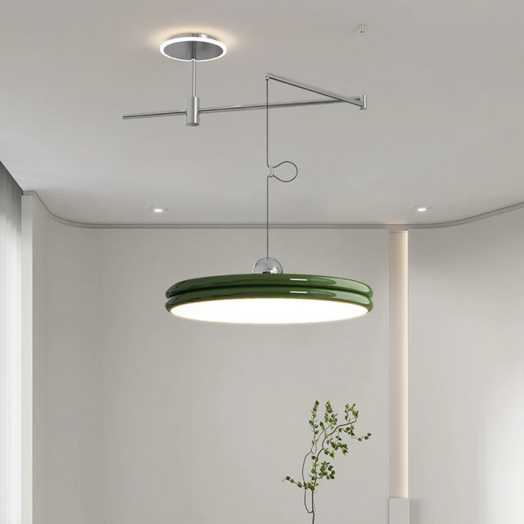 Sculptural Halo Disc Pendant Light | Ventumra