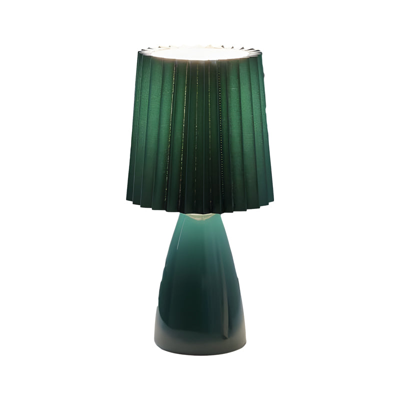 Aurelle | Glass Base Dimmable Desk Lamp With USB Port