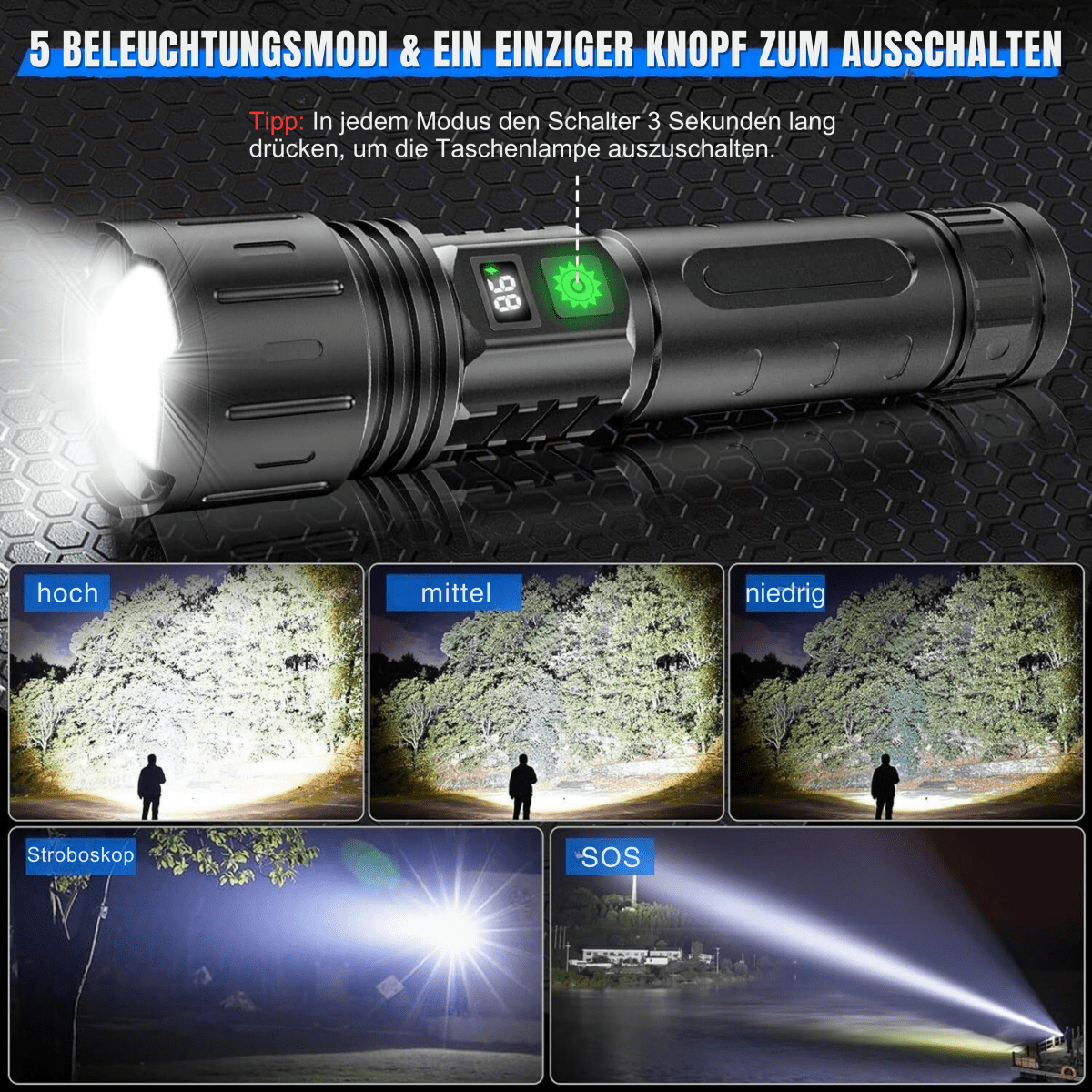 LumaPulse Pocket Lantern — Compact Design, Steady Brightness