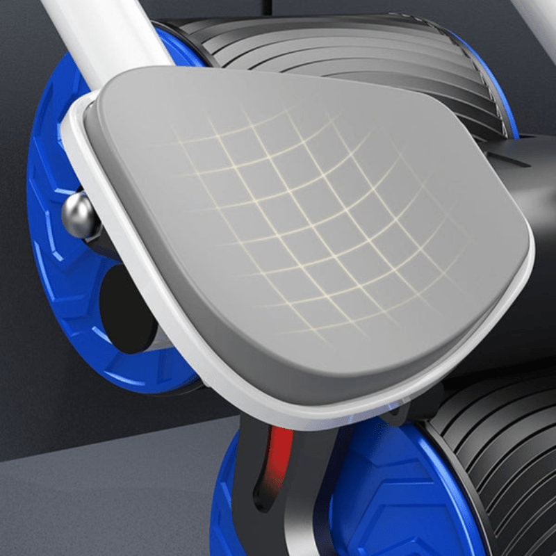PulseFlex Fitness Roller — Spring-Assisted Design and Integrated Return Mechanism for Abdominal and Hip Training