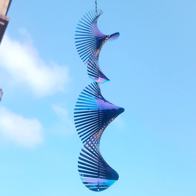Havespinner ZephyrSpin — vinddrevet kinetisk skulptur, design med kontinuerlig rotation