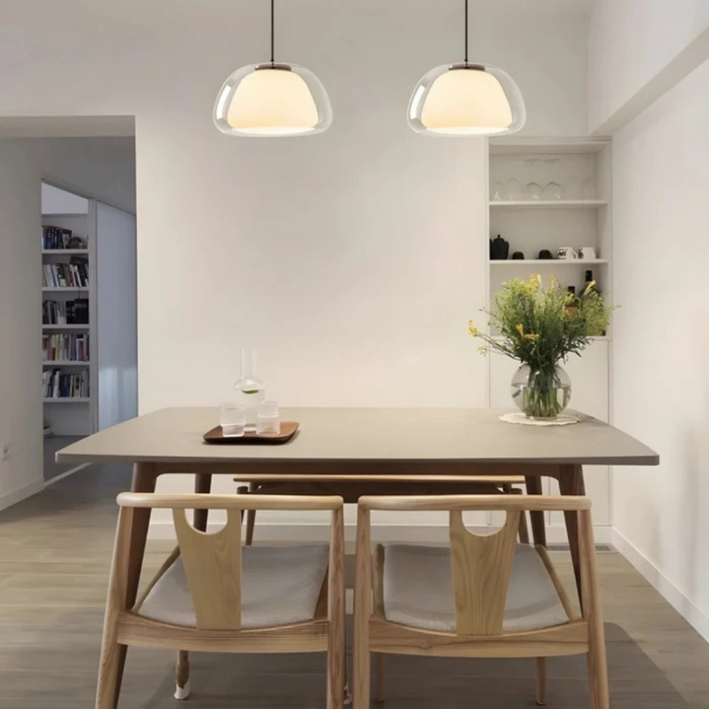 Lumeri | Modern Frosted Pendant for Living Room and Dining