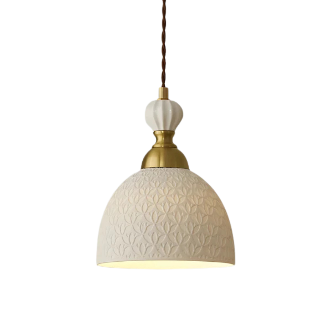 Linari Modern Japanese Ceramic Pendant Light for Dining Table