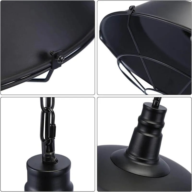 Epoch Rustic Black Industrial Pendant Light Shade | ventumra
