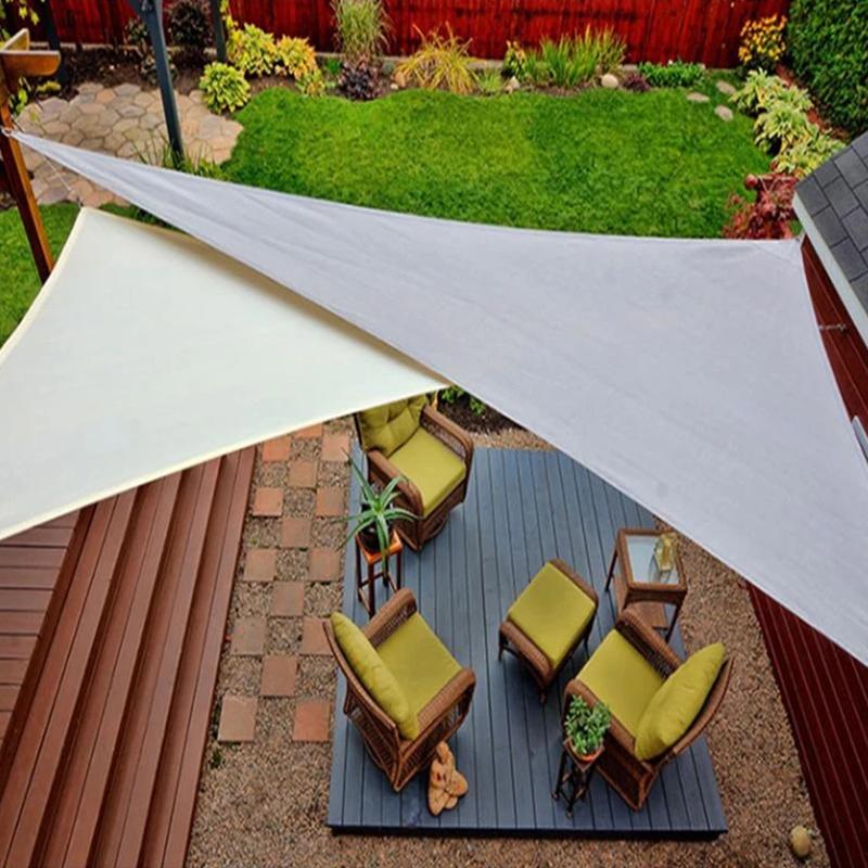 Triangular Sun Shade Sail — Patio Heat and UV Protection