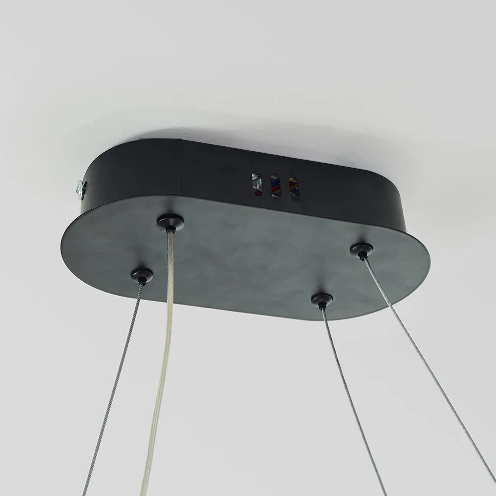 Junel Minimalist Oval Interior Hanging Pendant Light | ventumra