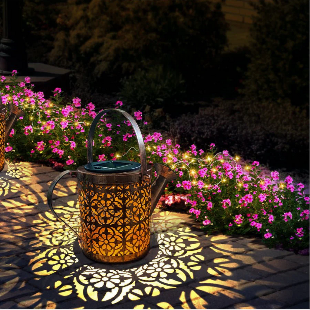 Luminara Solar Garden Lamp With Starry Outdoor Glow Effect