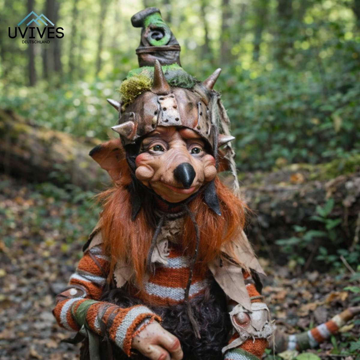 Charming Garden Figurine — Weatherproof Decorative Accent