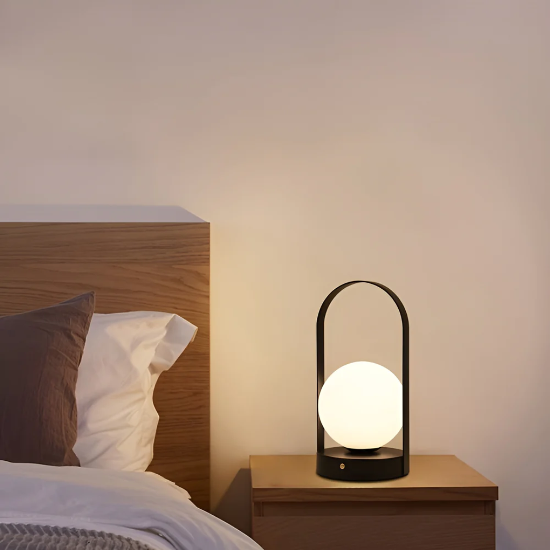 LumaVale Wireless Rechargeable Rustproof Table Lamp for Indoor and Outdoor Use