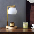 LumaCrest Table Lamp and Candle Warmer with Ambient Glow