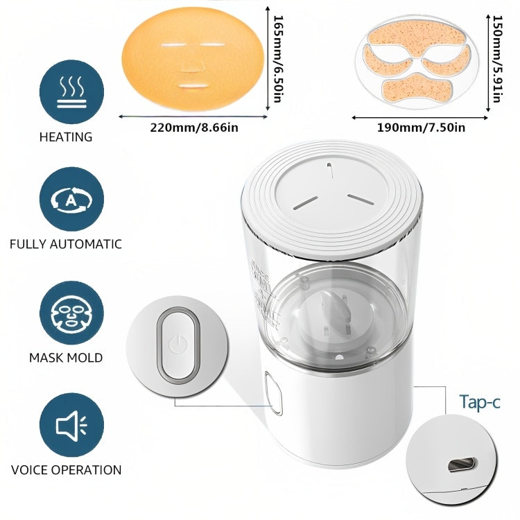Máquina inteligente para mascarillas faciales — Temporizador de 4 minutos, alerta sonora