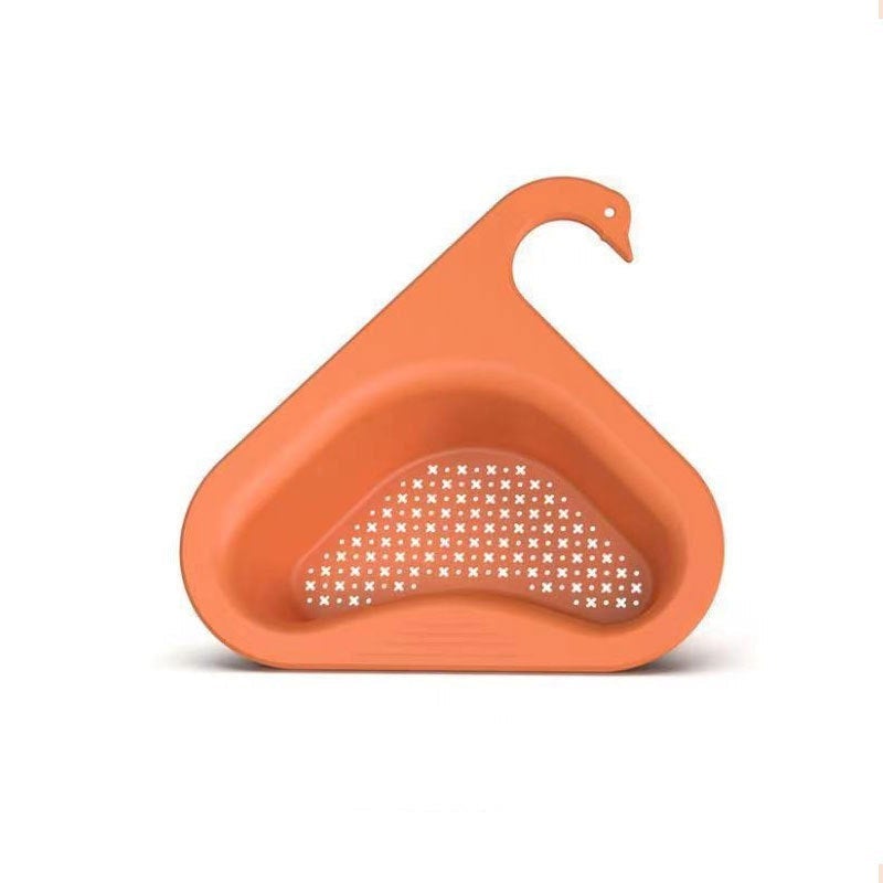 AquaNest Corner Sink Caddy — Stable Kitchen Drain Basket