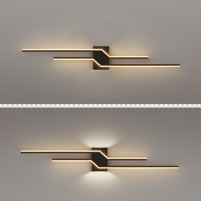 Arisha Minimalist Linear Metal Vanity Wall Light | ventumra