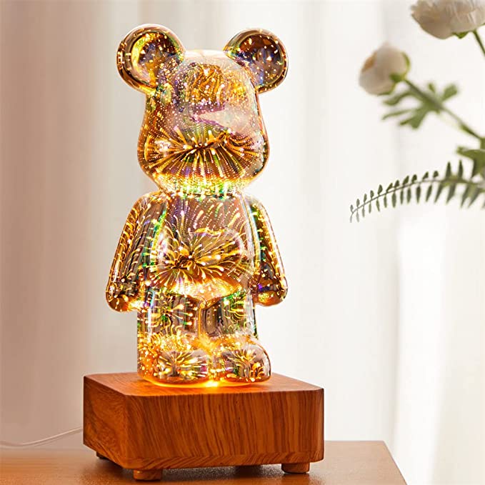 CuddleSpark Bear Glow Lamp for Kids' Rooms and Naps
