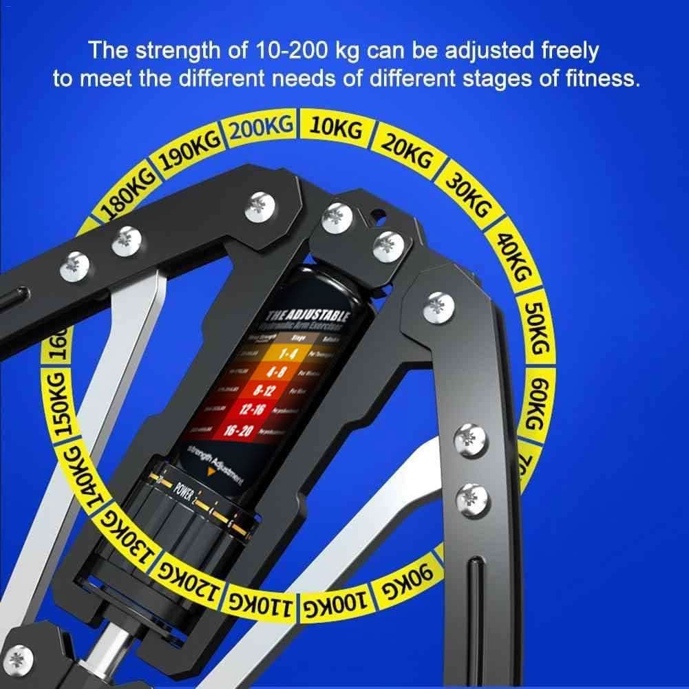 HydraMove Adjustable Hydraulic Arm Trainer — Built-In Fluid Cylinder, Progressive Resistance