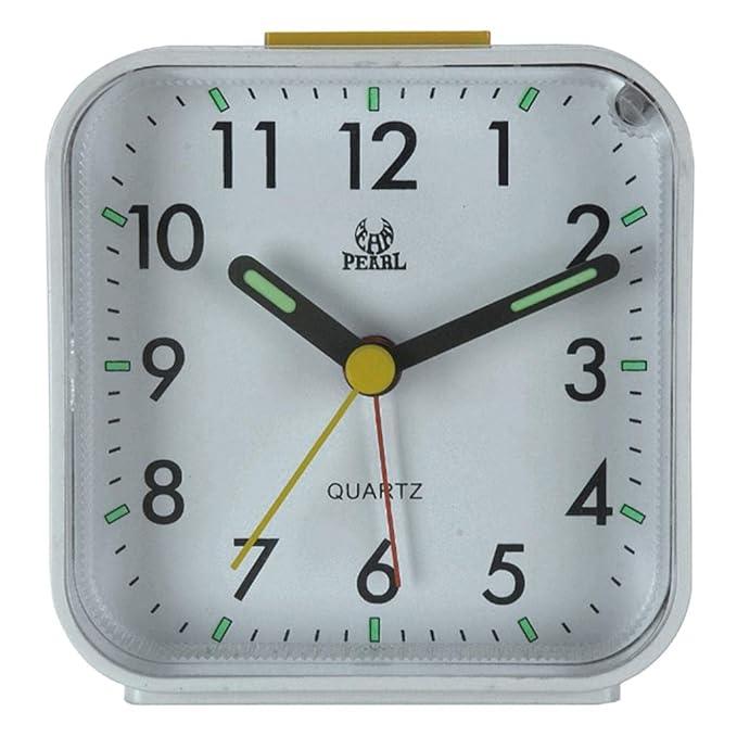 Zachte weklichtwekker — stil kwartsuurwerk, wakker worden met zonsopgang