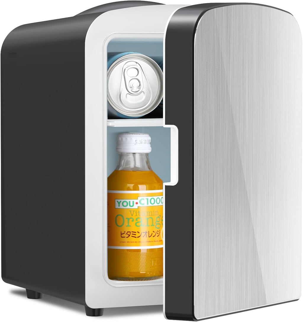 Mininevera compacta de 4L con estantes ajustables para el dormitorio, el automóvil o la oficina | Ventumra