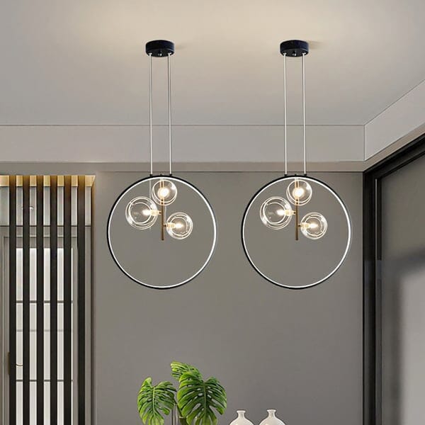 Luminette Glass Globe Pendant Light for Modern Kitchens