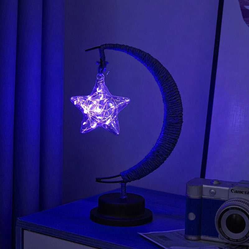 Aurelle | Warm Glass Moon Lamp for Soft Ambient Lighting