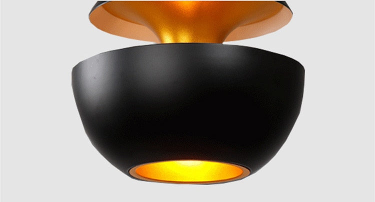 LumaNova Black and White LED Pendant Light for Interiors