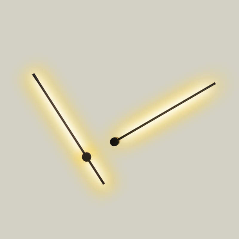 Arisha Modern Minimalist LED Wall Reading Lamp, Black | ventumra
