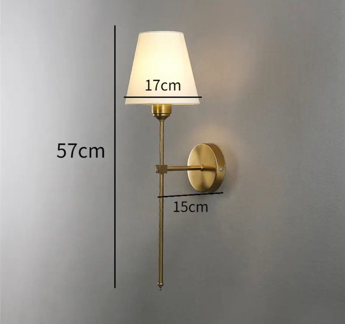 Nordic Fabric Lampshade For Modern Wall Lighting Accent
