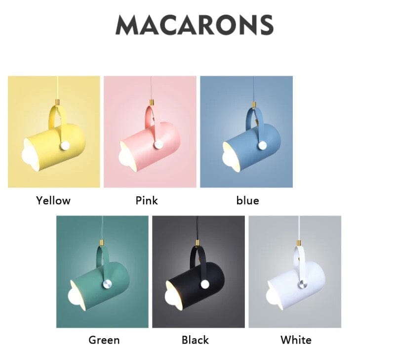NovaLume Rotatable Pendant Lights With Adjustable Metal Spotlights