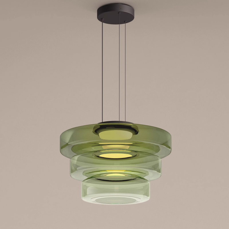 Jojo Glass Pendant Light Multi-tiered Structure | ventumra