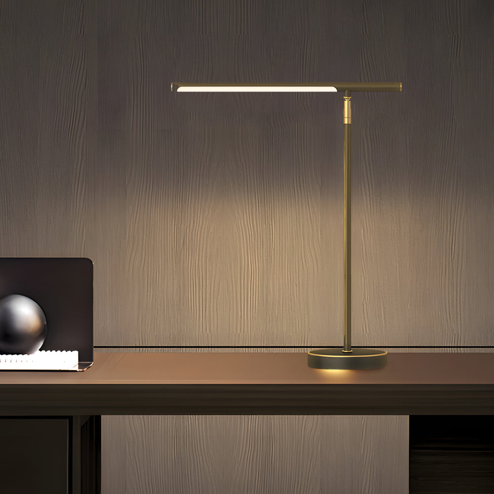 AuricLine | Modern Adjustable Brass & Copper LED Desk Lamp