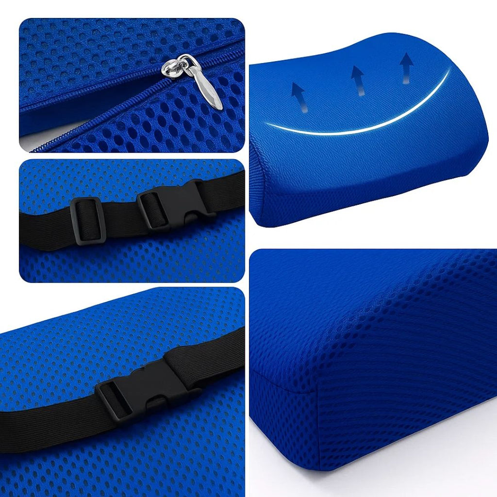 ComfortPlus ergonomikus derékpárna — memóriahab, légáteresztő