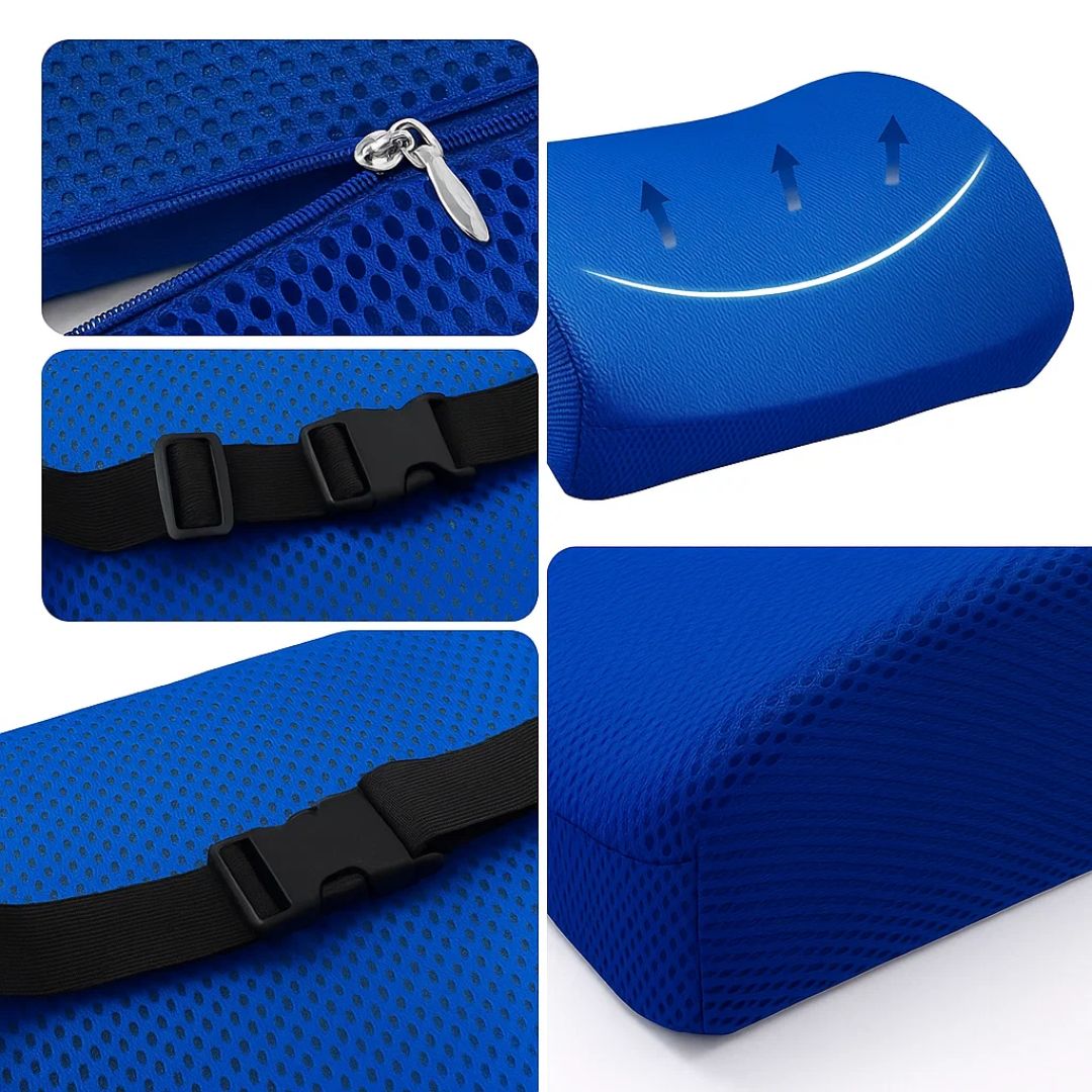 ComfortPlus ergonomikus derékpárna — memóriahab, légáteresztő