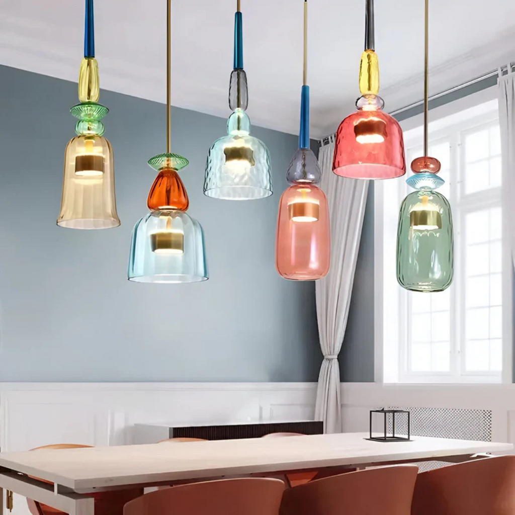 Eloria Colorful Scandinavian Dining Pendant Light