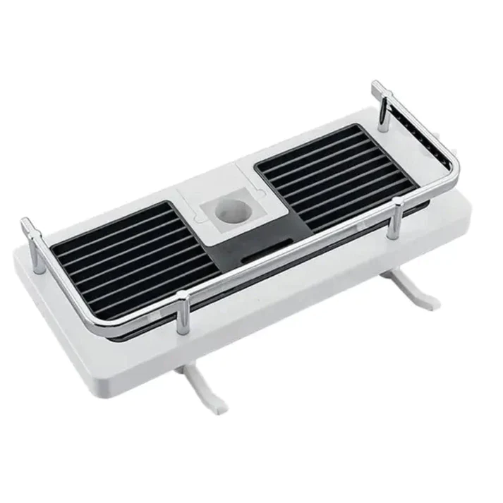 AquaSpace veggmontert dusjorganisator — oppbevaring uten boring