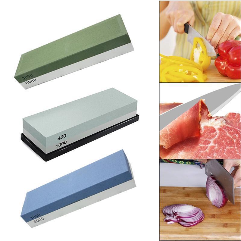 SharpeningPro Two-Sided Sharpening Stone Set — Water-Cooled