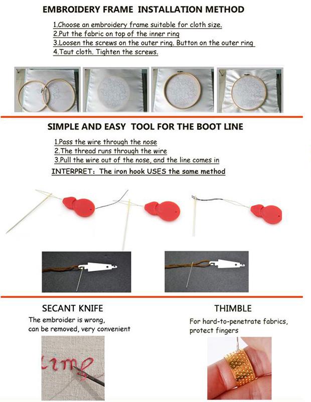 Creative Embroidery Pen for Precise Textile Stitching