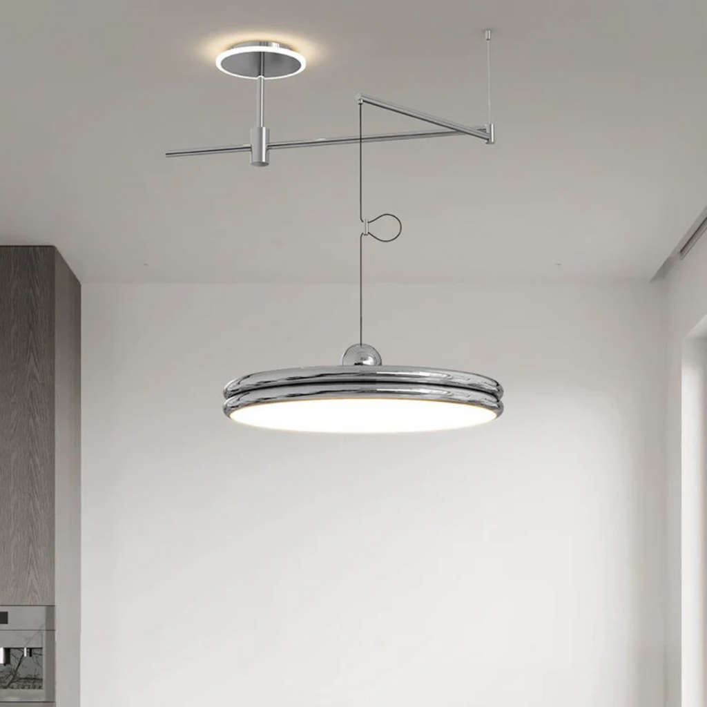 Sculptural Halo Disc Pendant Light | Ventumra