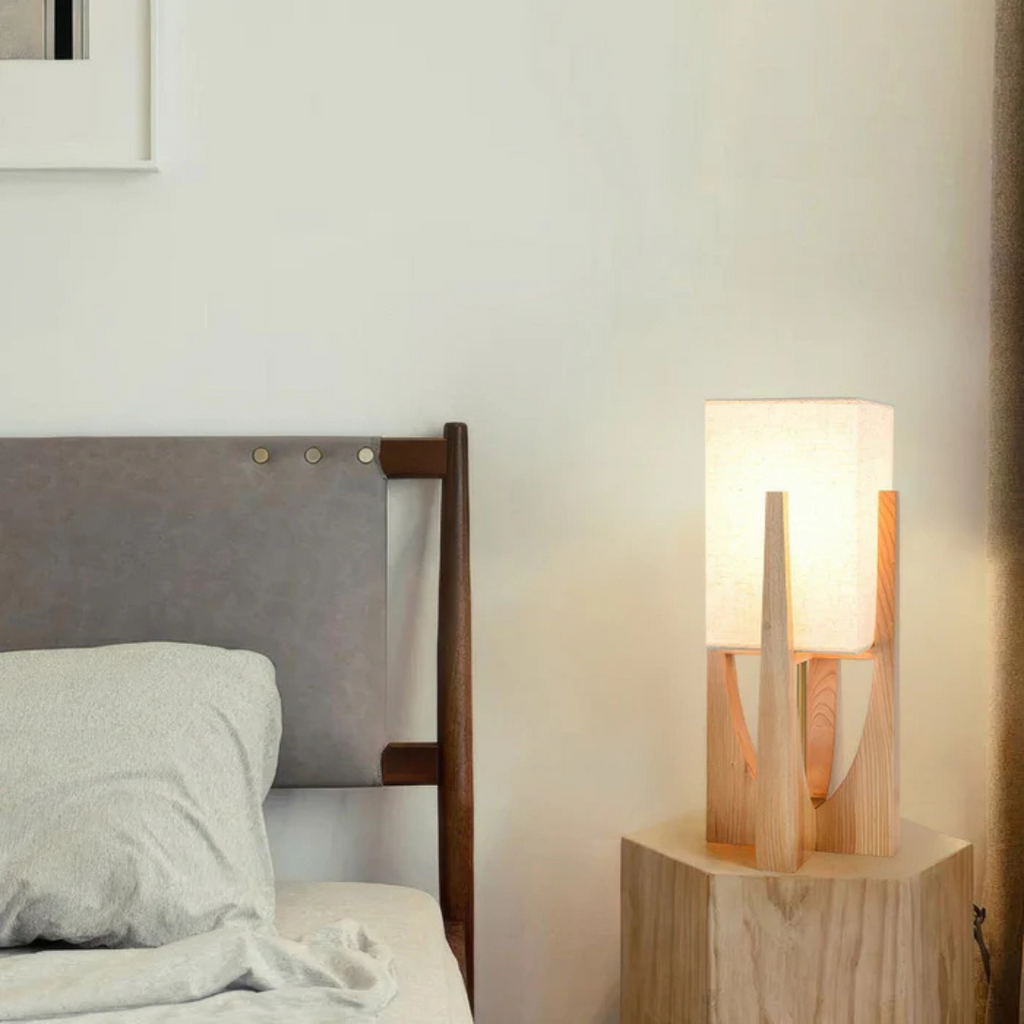 Miyara | Japanese Solid Wood Floor Lamp For Cozy Living