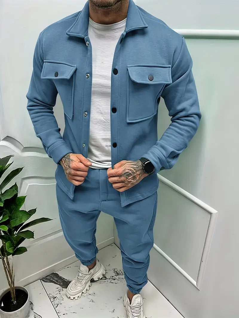 Cool Men's Set With Jacket And Trousers - Daan | ventumra
