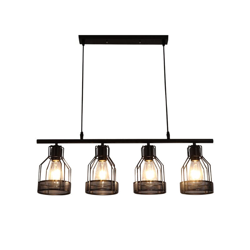 LumaNest Retro Bar Pendant Chandelier Handcrafted Fixture