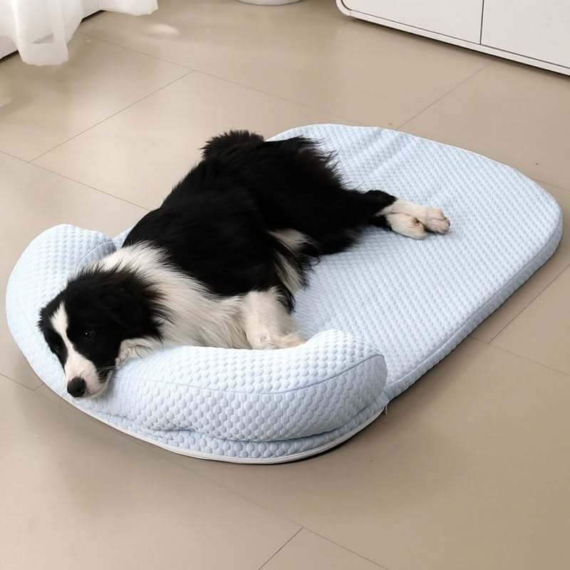 ChillPaws Passive Cooling Pet Mattress — Zero-Electric, Contoured Design