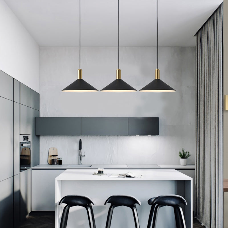 Aria Vintage Umbrella Monochrome Pendant Light | ventumra