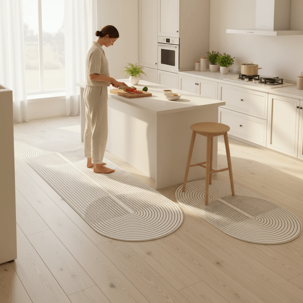CulinarEase Ergonomic Kitchen Mat — Anti-Fatigue Floor Cushion, Non-Slip Base