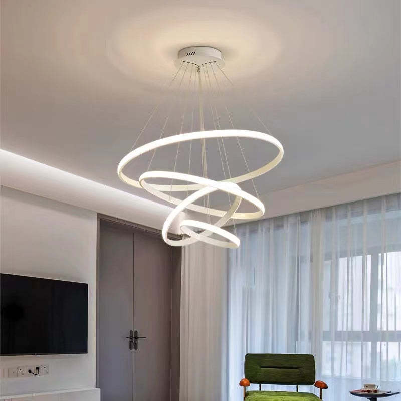 Zin Modern Ring Pendant Light, 2/3/4 Rings | ventumra