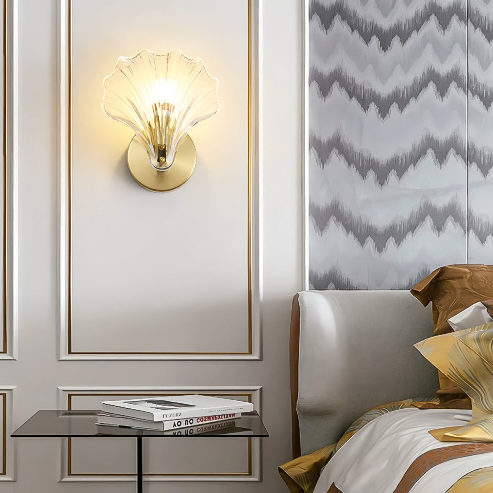 Art Nouveau Shell Wall Sconce | Ventumra