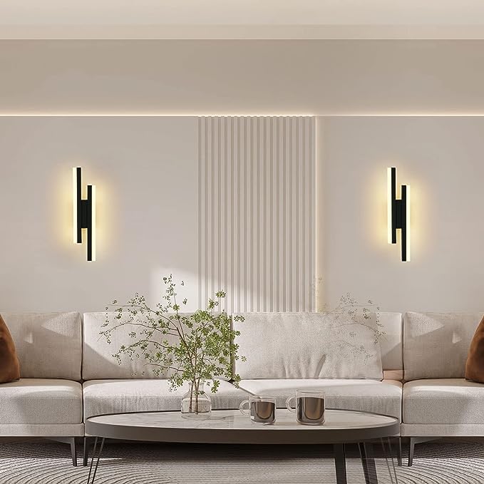 Stripe Pattern LED Wall Lamp for Hallways and Living Areas