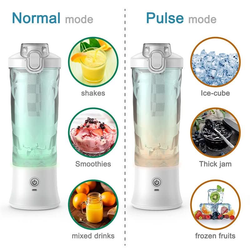 NovaBlend Pro Portable Smoothie Blender — 4000 mAh Battery, 600 ml Capacity