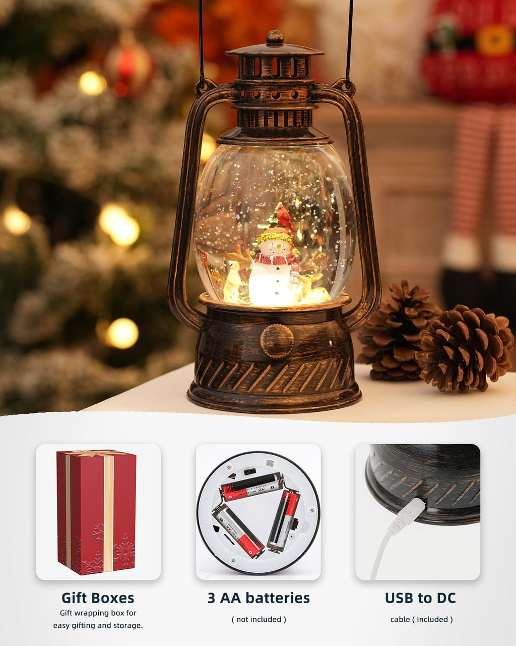 Pumpkin Autumn Decorative Lamp — Warm LED Light, 6-Hour Timer
