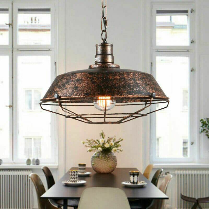 Epoch Rustic Black Industrial Pendant Light Shade | ventumra