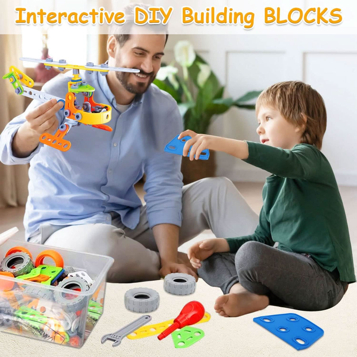 Imagination Builders stavebnice — kreativní stavění bez obrazovek, předlohy s návodem